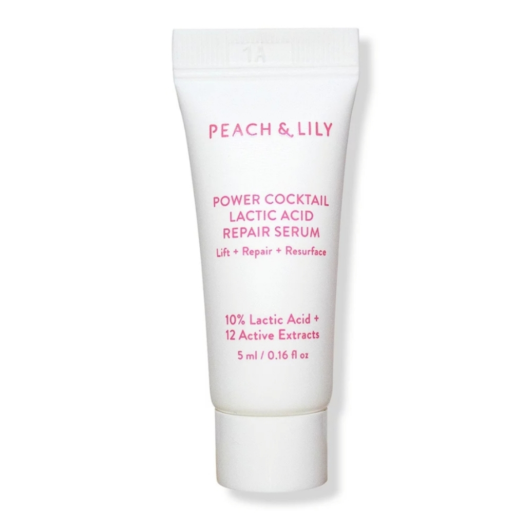 PEACH & LILY POWER COCKTAIL LACTIC ACID REPAIR SERUM.